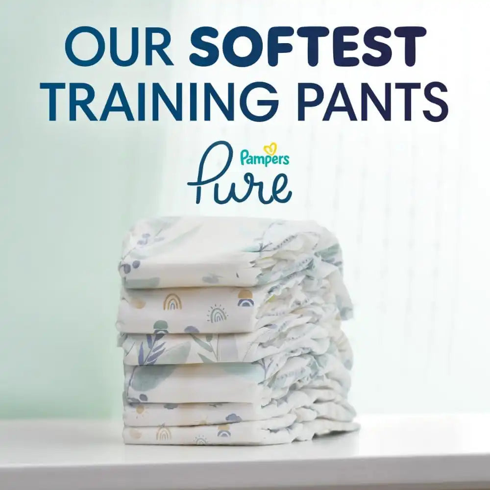 Pampers Pure Protection Training Underwear, Unisex, Size 2T3T, 60 Count, Premium, Hypoallergenic, Soft, Absorbent