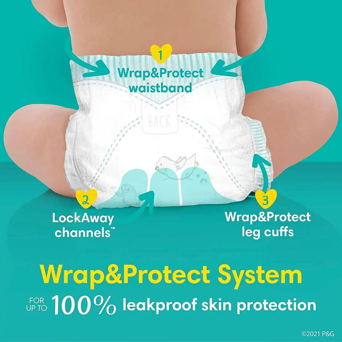 Pampers Disposable Diapers Size 4, Swaddlers 150 Count + Overnight (58 Count)