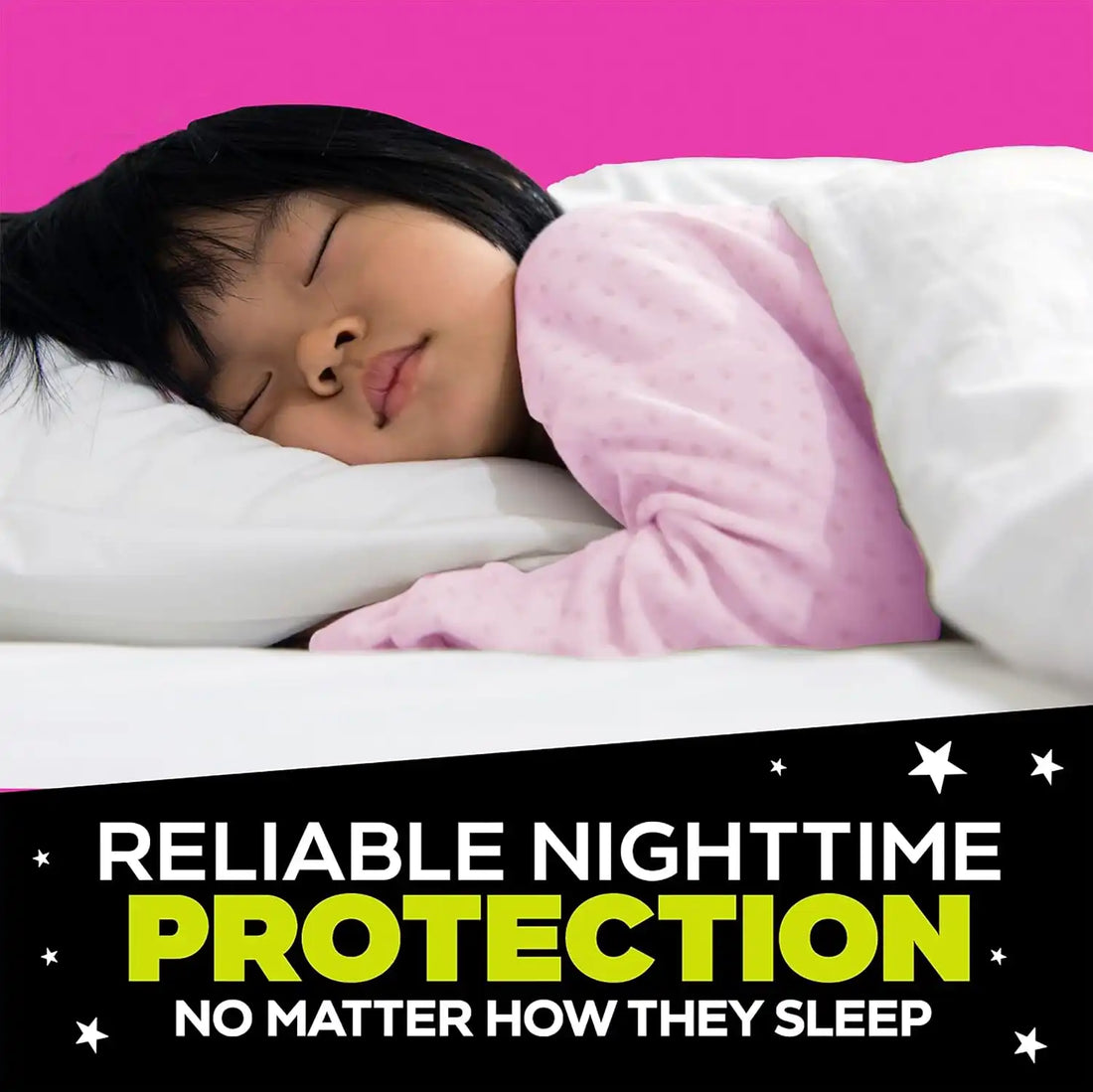 Ninjamas Girls Bedwetting Nighttime Underwear, Size L (64-95+ lbs), 34 Count, Overnight Protection, Ultra Absorbent, Hypoallergenic