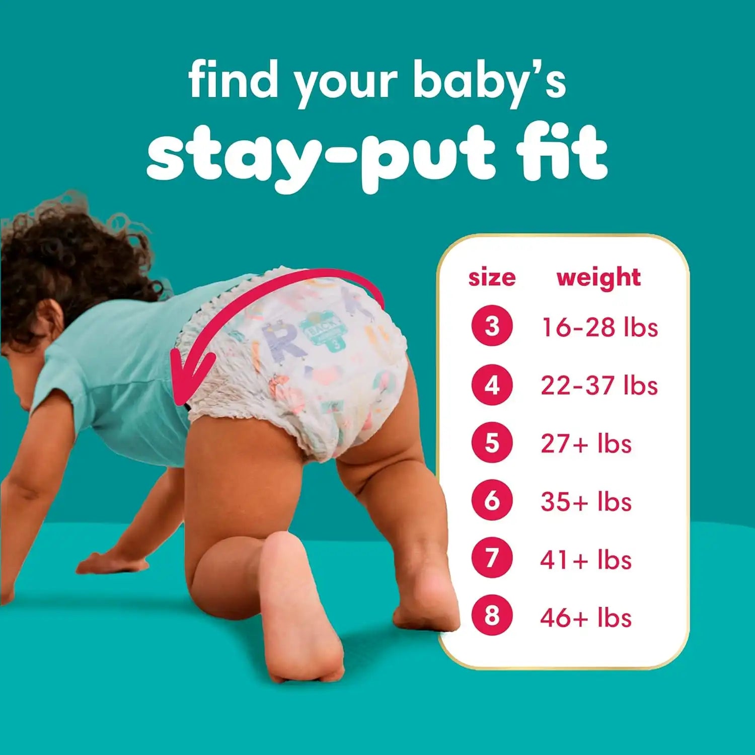 Pampers Diapers - Cruisers 360 - Size 5, 128 Count, Babyproof up to 100% Leakproof Pull-On Diaper