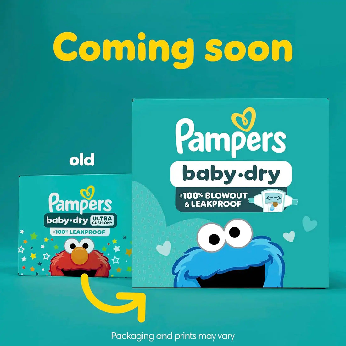Pampers Diapers - Baby Dry - Size 2, 234 Count, Absorbent Disposable Infant Diaper (Packaging May Vary)