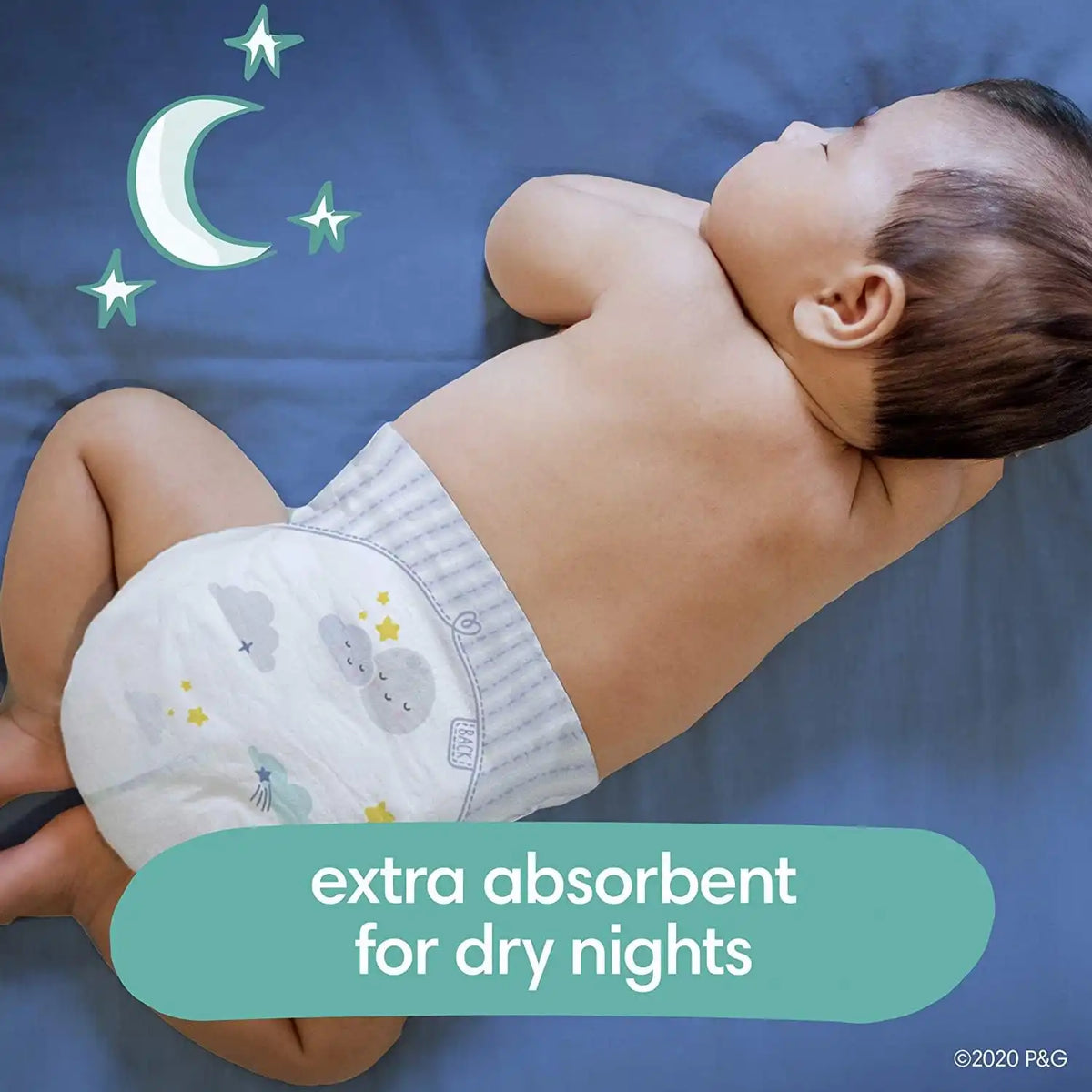 Overnight Diapers Size 5, 50 Count and Baby Wipes - Pampers Swaddlers Overnights Disposable Baby Diapers and Sweet Dreams Wipes, 12X Pop-Top (672 Count)