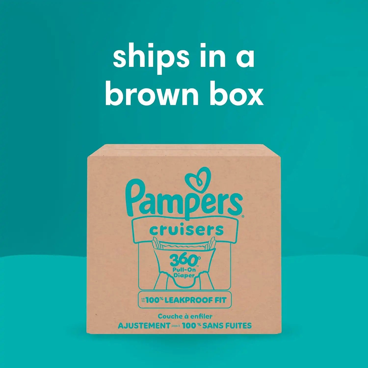 Pampers Diapers - Cruisers 360 - Size 5, 128 Count, Babyproof up to 100% Leakproof Pull-On Diaper