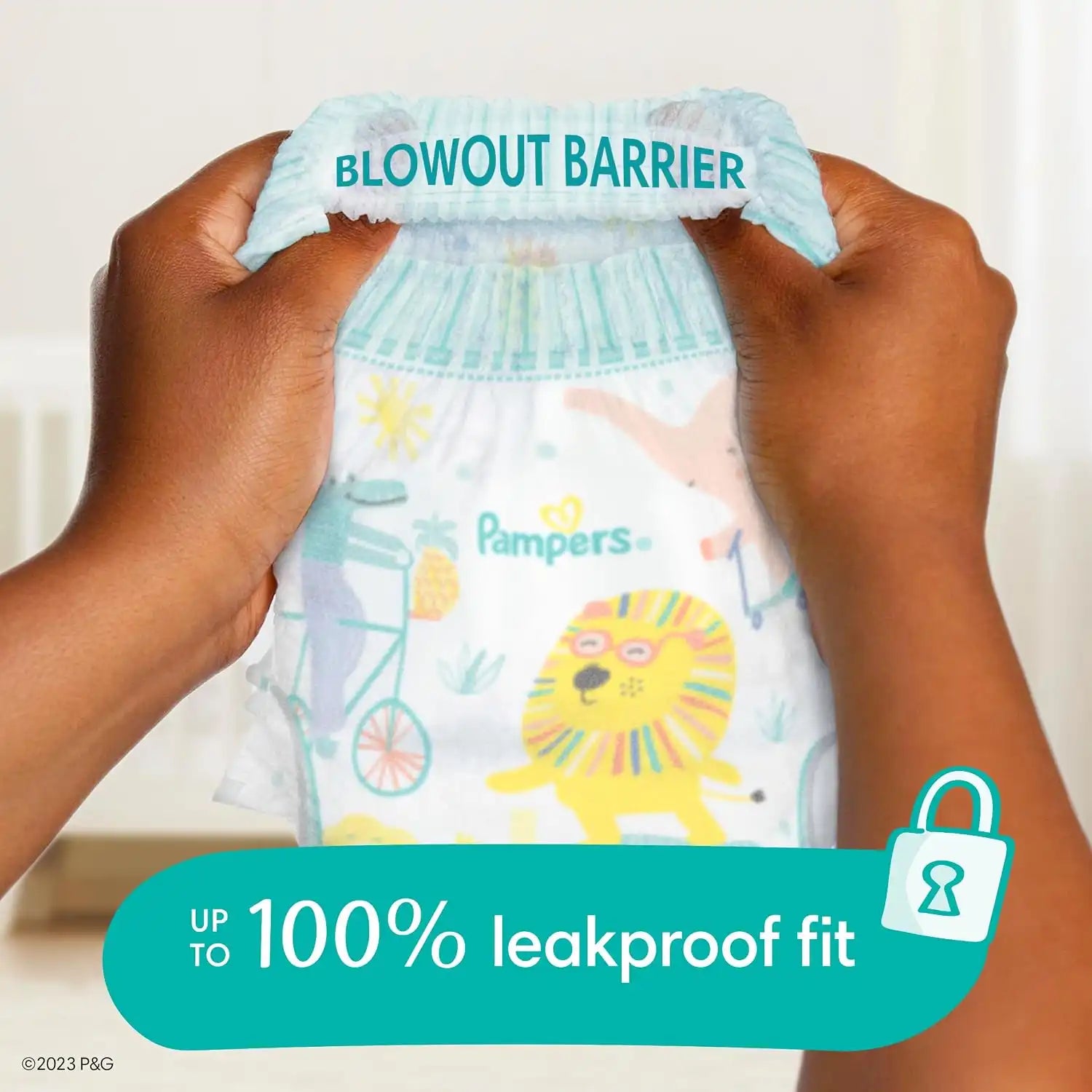 Pampers Pull On Cruisers 360° Fit Disposable Baby Diapers Size 4, 2 Months Supply (2 x 144 Count) with Sensitive Water Based Wipes 12X Multi Pack Pop-Top and Refill (1008 Count)
