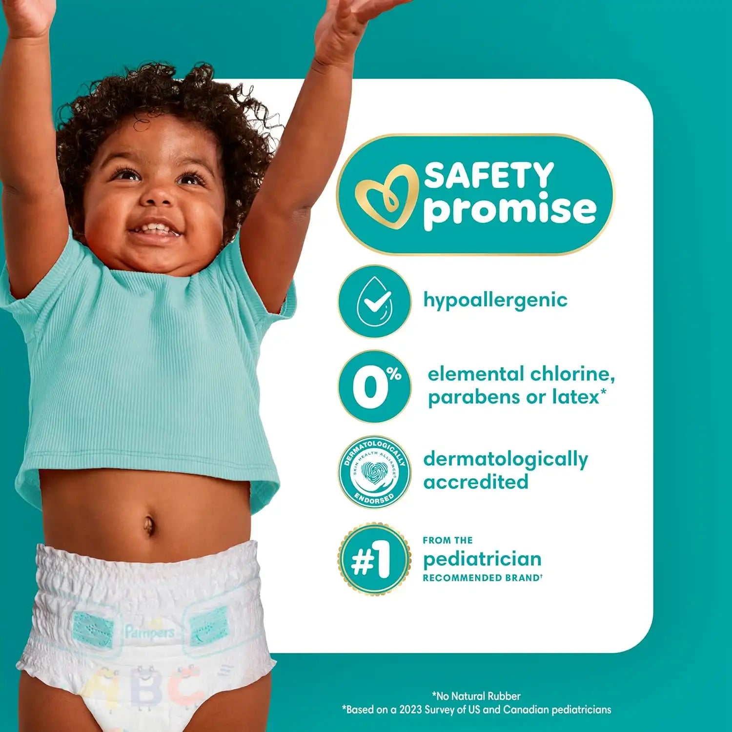 Pampers Diapers - Cruisers 360 - Size 6, 104 Count, Babyproof up to 100% Leakproof Pull-On Diaper