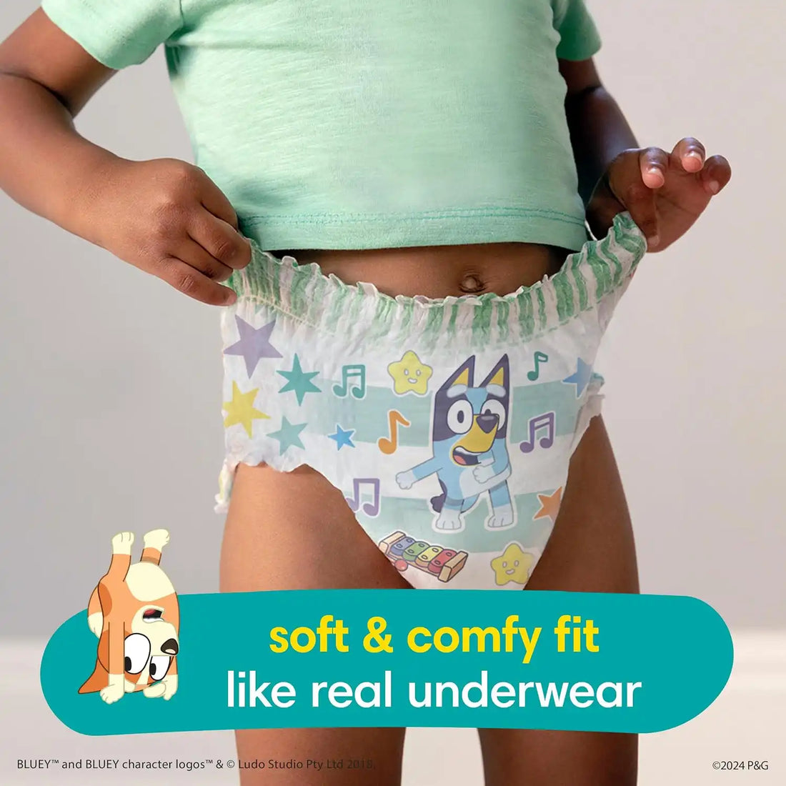 Pampers Easy Ups and Baby Wipes - Pull On Disposable Potty Training Underwear for Boys and Girls, Size 7 (5T-6T), 84 Count, ONE MONTH SUPPLY with Sensitive Wipes, 6X Pop-Top Packs, 336 Count