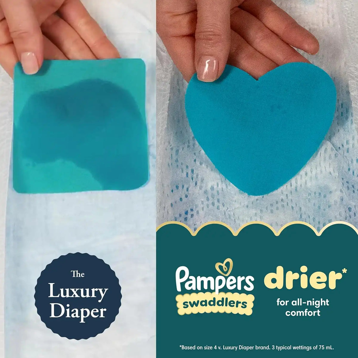 Pampers Swaddlers Newborn Diapers, Size Preemie (6 lbs), 27 Count, Fragrance Free, Hypoallergenic, Absorbent, Pediatrician Recommended, Skin Safe