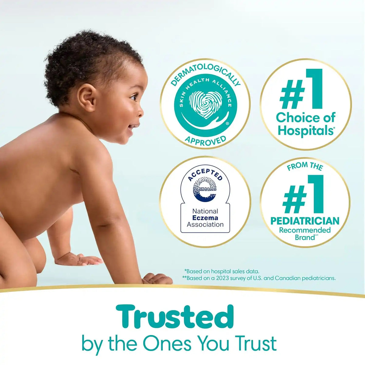 Pampers Sensitive Baby Wipes, Clinically Proven, Fragrance Free, Unscented, Water Based, Hypoallergenic, Multi-Use, Hand Wipes 672 Wipes Total (12X Flip-Top Packs) [Packaging May Vary]