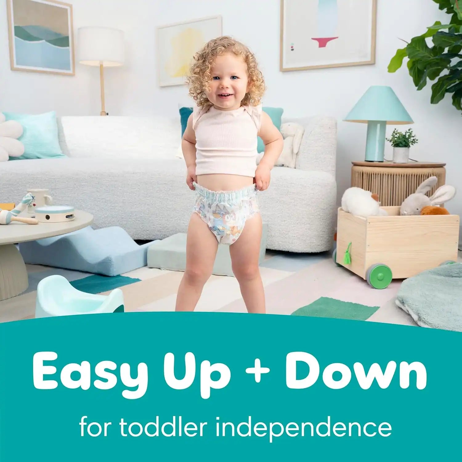Pampers Easy Ups Pull On Training Pants Boys, 2T-3T, 2 Month Supply (2 x 140 Count) with Sensitive Water Based Baby Wipes 12X Multi Pack Pop-Top and Refill (1008 Count)