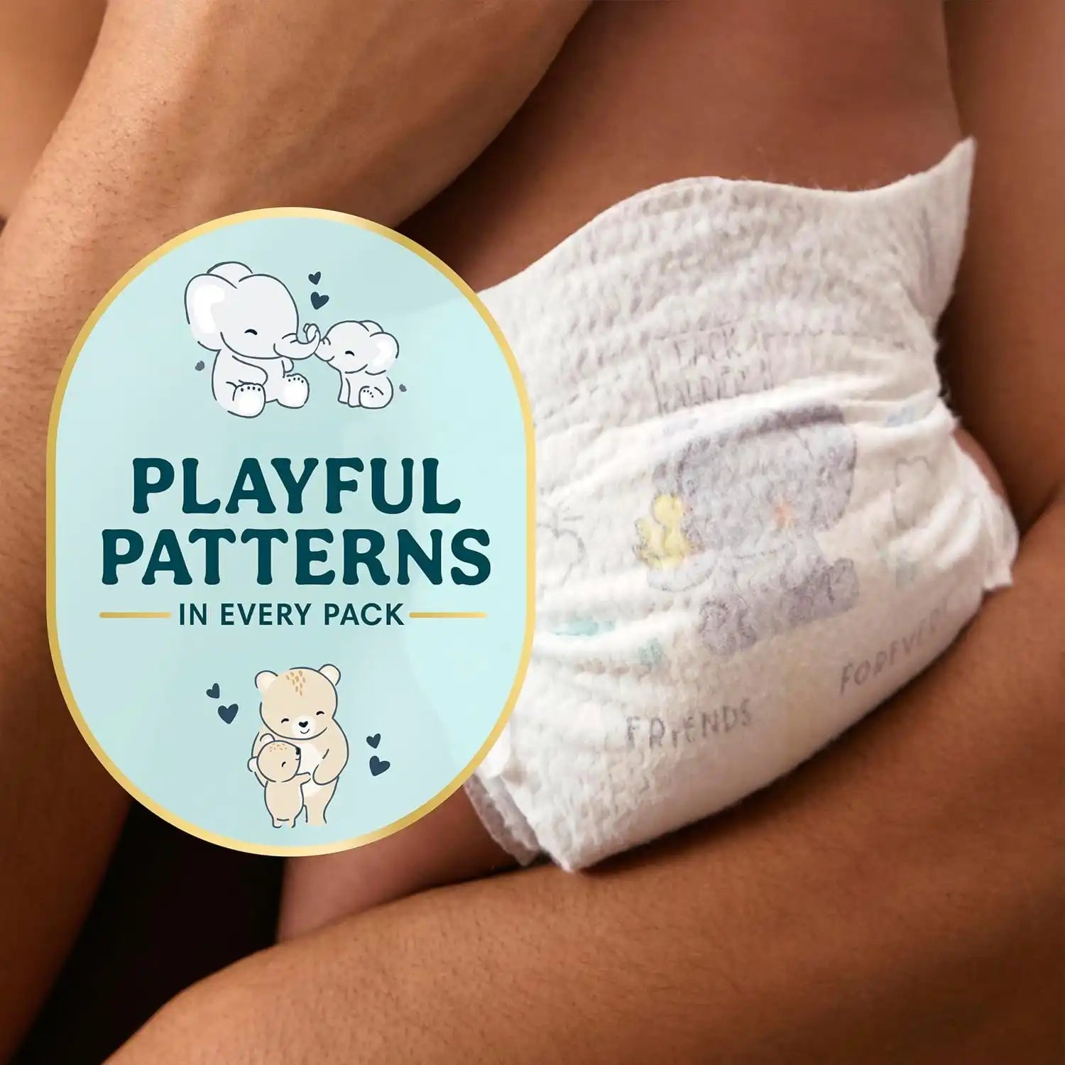 Pampers Swaddlers Disposable Baby Diapers Size 5, 132 Count with Sensitive Water Based Baby Wipes 12 Flip-Top Packs (1008 Wipes Total)