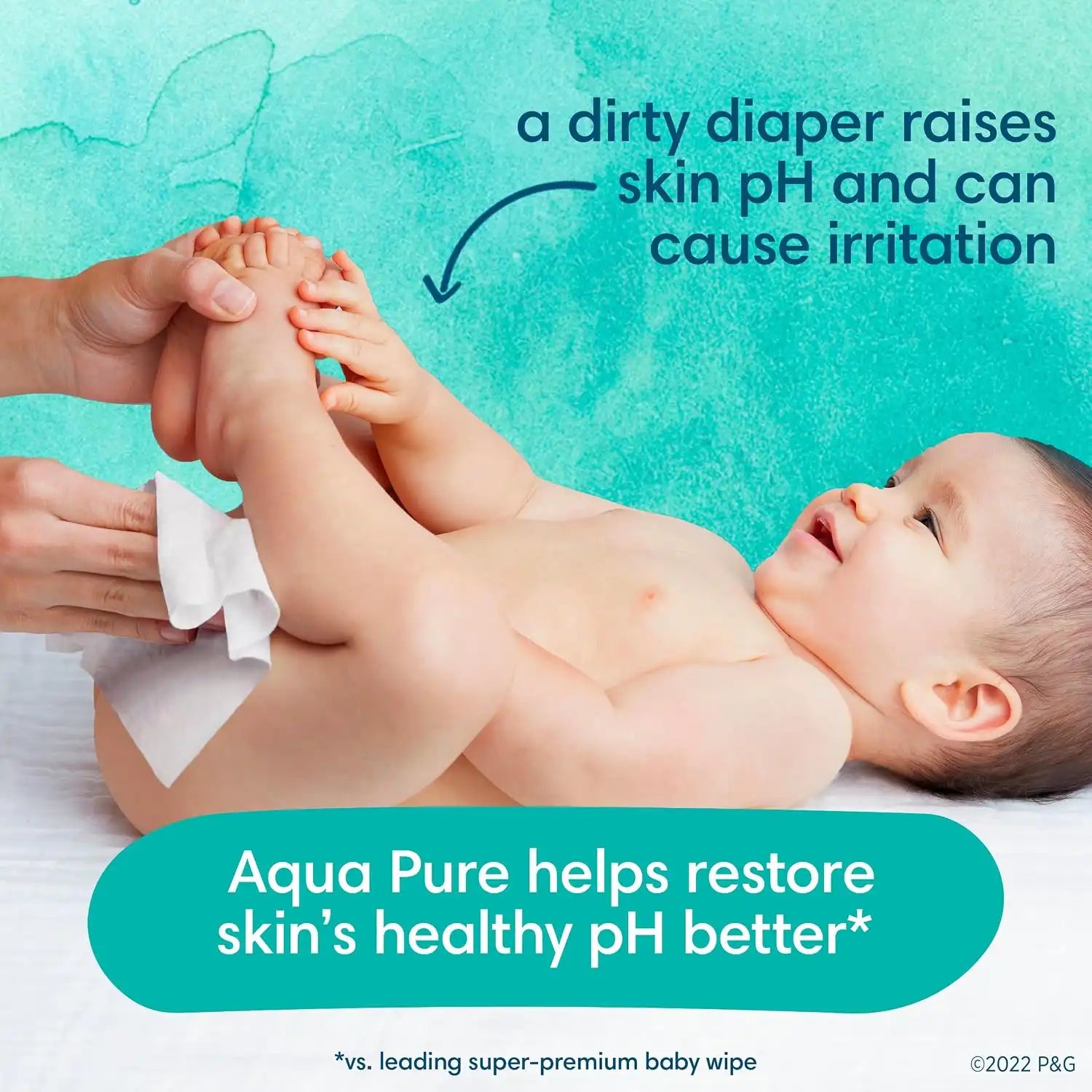 Pampers Pure Protection Disposable Baby Diapers Size 7, One Month Supply (88 Count) with Aqua Pure Baby Wipes, 6X Pop-Top Packs (336 Count)