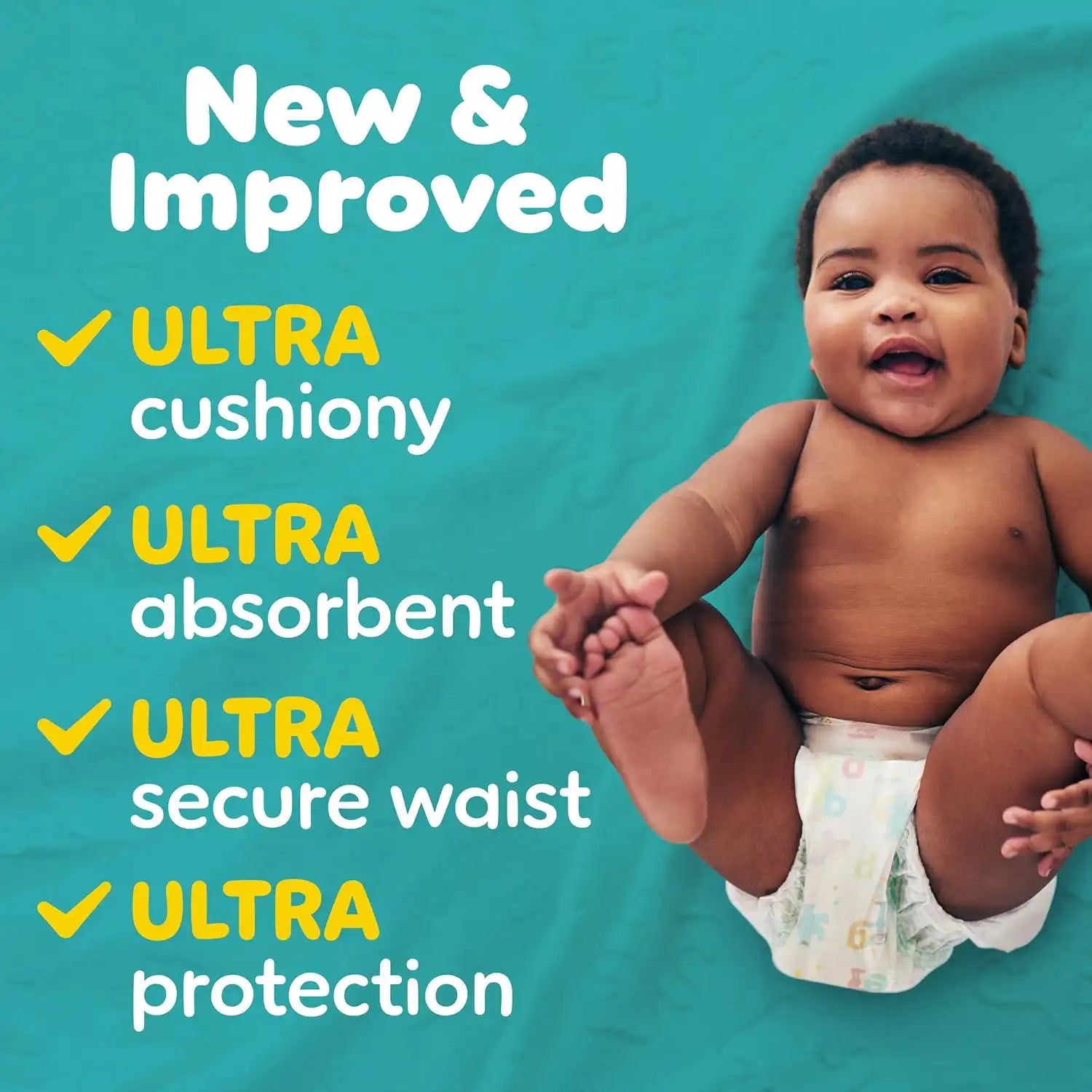 Pampers Diapers - Baby Dry - Size 6, 112 Count, Absorbent Disposable Infant Diaper (Packaging May Vary)
