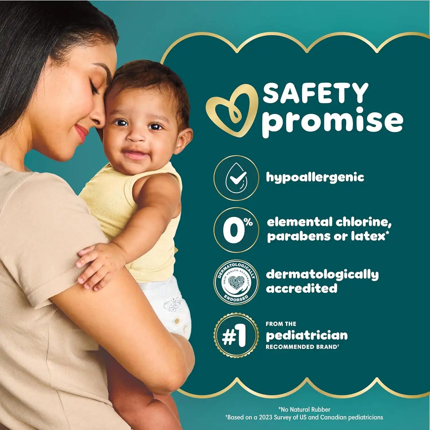Pampers Swaddlers Disposable Baby Diapers Size 5, One Month Supply (132 Count) with Sensitive Water Based Baby Wipes 4X Pop-Top Packs (336 Count) [Packaging May Vary]