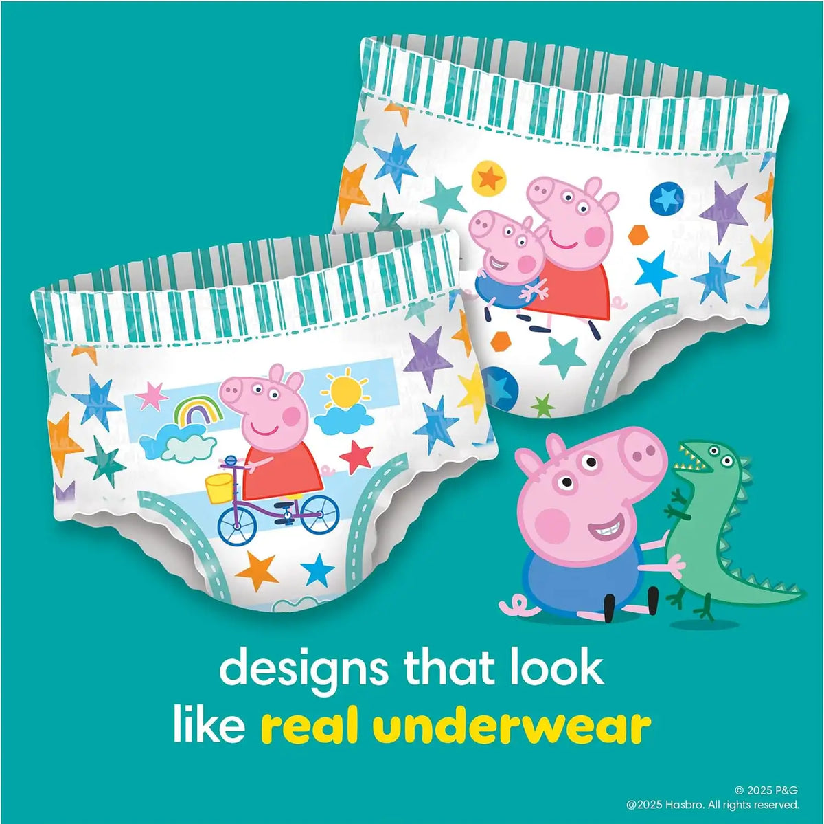 Pampers Easy Ups and Baby Wipes - Pull On Disposable Potty Training Underwear for Girls and Boys, Size 7 (5T-6T), 84 Count, ONE MONTH SUPPLY with Sensitive Wipes, 6X Pop-Top Packs, 336 Count