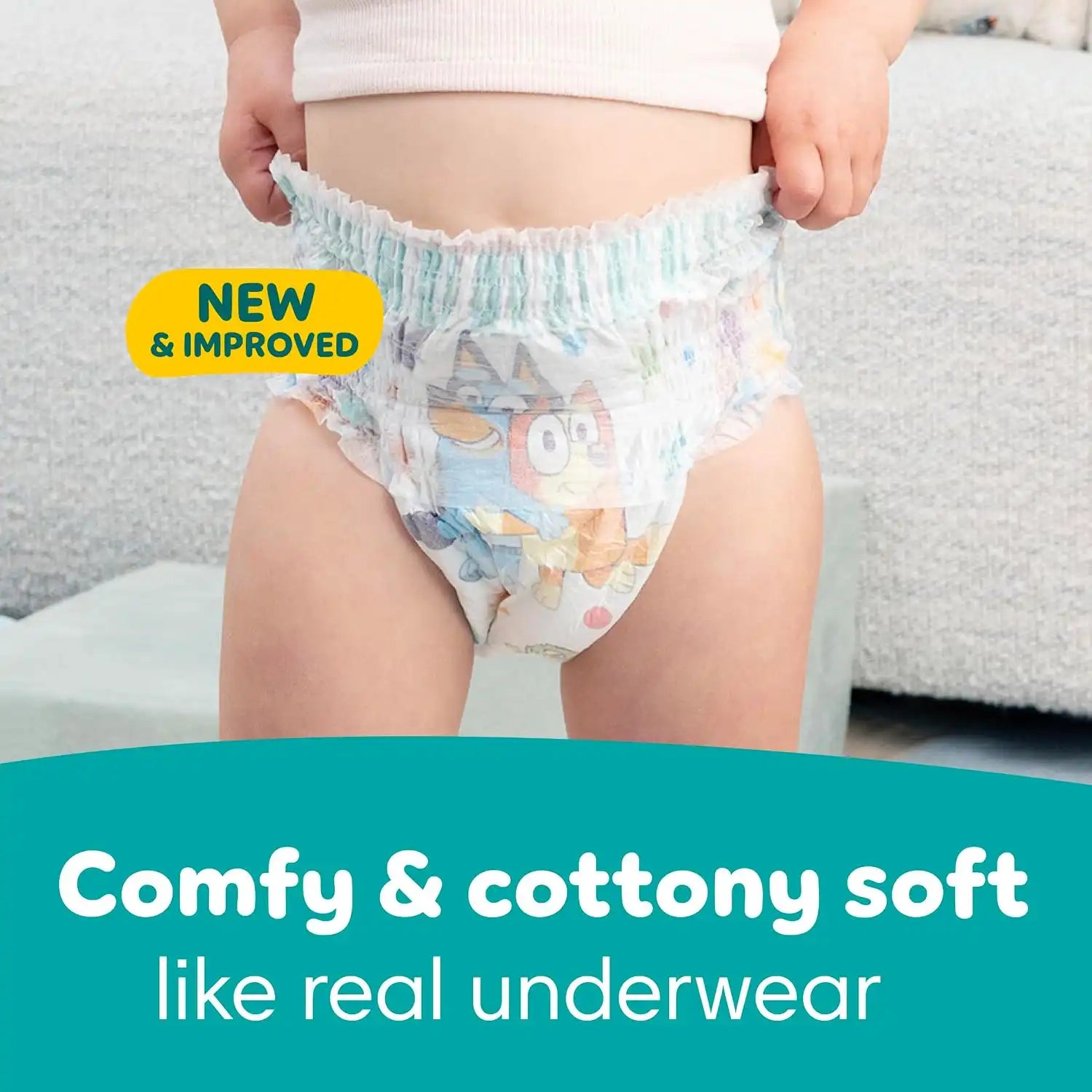 Pampers Easy Ups Pull On Training Underwear Boys, 5T-6T, 2 Month Supply (2 x 84 Count) with Sensitive Water Based Baby Wipes 12X Multi Pack Pop-Top and Refill (1008 Count)